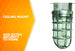 L1706 Vandal Resistant Security Light with Ceiling Mount (150W Incandescent Bulb; Silver)