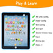 Baby Learning Tablet Educational Toddler Tablet, Blue