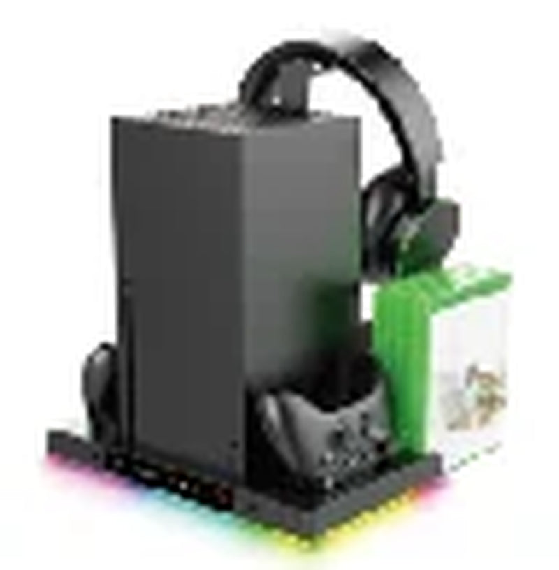 Elevate Your Gaming Experience with Our RGB Cooling Fan Stand & Charging Station for Xbox Series X! 🎮✨ 3 Cooling Levels & Sleek Storage Solution!