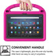 Fire HD 10 & Fire HD 10 plus Tablet Case for Kids(11Th Generation, 2021 Release) -  Lightweight Shockproof Kid-Proof Cover with Stand for Kindle Fire HD 10 Kids Tablet & Kids Pro Tablet - Pink