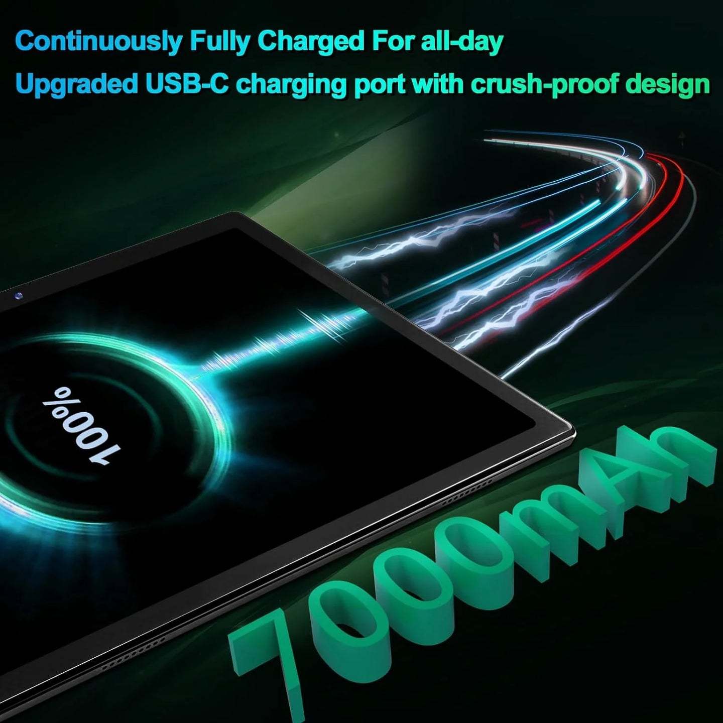 13 Tablet,10Inch 2025 Newest Tablet,Octa-Core Processor with 16GB (8+8 Expand) RAM+128GB ROM+1TB Expand,2.4G/5G Wifi Tablet with Keyboard,1920 * 1200 IPS Display Laptop Tablet,Black