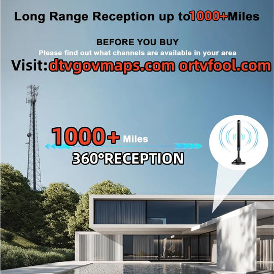 TV Antennas Indoor HD Amplified TV Antennas Tv Antennas for Free Channels