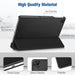 Case for Onn. 11" Tablet Pro (2023 Model No.100110027) - Folio Multi-Angle Viewing Tablet Cover for Onn. 11 Inch Tablet, Black