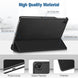 Case for Onn. 11" Tablet Pro (2023 Model No.100110027) - Folio Multi-Angle Viewing Tablet Cover for Onn. 11 Inch Tablet, Black