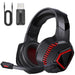 ZSL Wireless Gaming Headset Is Suitable for Ps5/Ps4/Pc/Switch and Other Devices, 3 Link Modes 2.4Ghz Ultra-Low 20Ms Delay, Clear Audio, Can Be Wired to XBOX, Converted to PUBG Game Design
