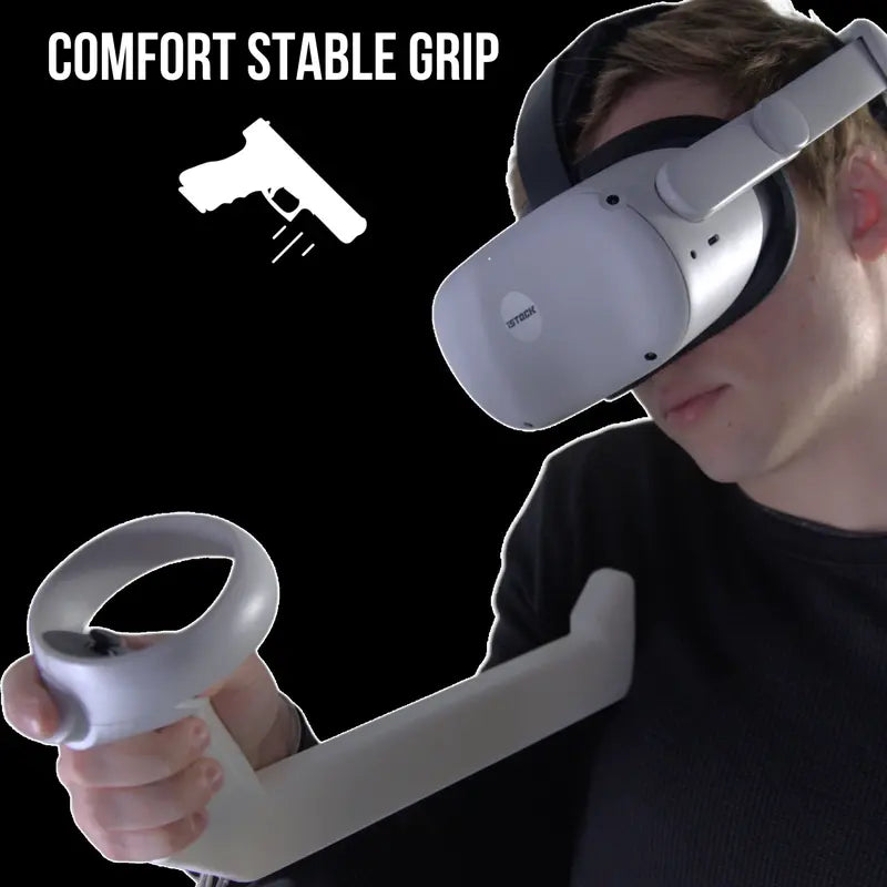 Istock VR Gunstock: Pixel-Precise Accuracy and Lightning-Fast Movements for Quest 2+3 - PSVR2 - Index