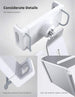 Tablet Stand, Adjustable Tablet Holder Dock - 360 Degree Rotating Tablet Mount, Desktop Tablet Dock, Compatible with Ipad Pro, Mini, Air, Galaxy Tabs, Kindle and 5.5-8.6" Wide Tablet - Silver